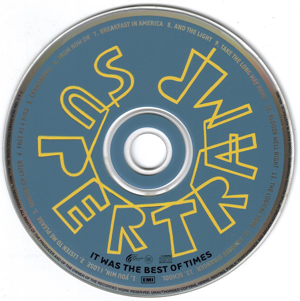 Supertramp  It Was The Best Of Times : CD